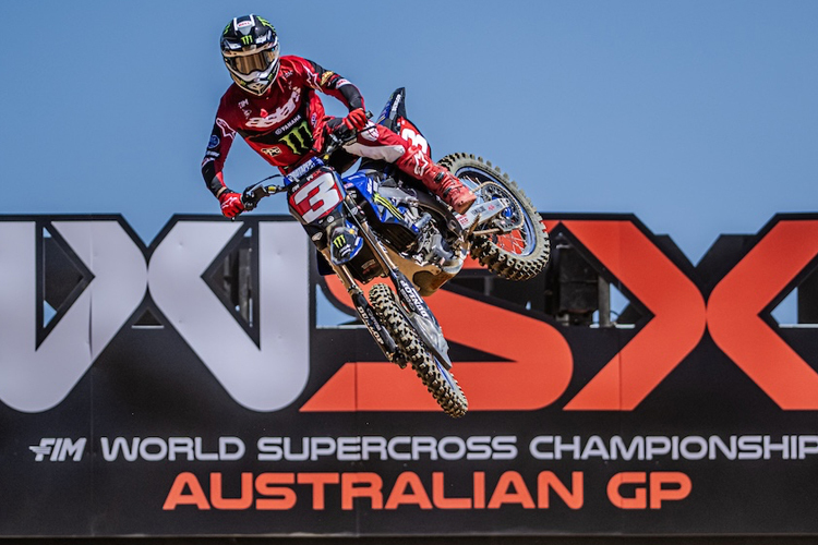 Eli Tomac gewann den zweiten Lauf zur Supercross-WM in Perth