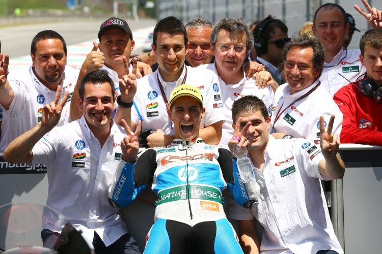 Luis Salom & sein Team, Moto2