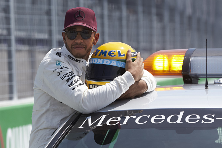 Lewis Hamilton am Samstag in Kanada