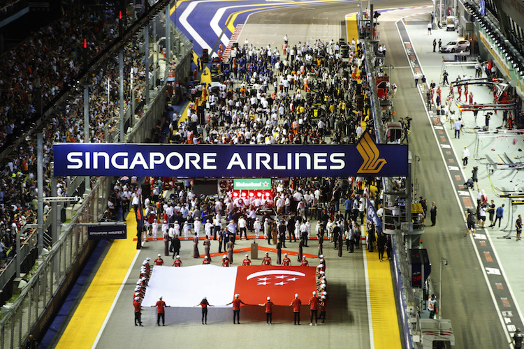 Willkommen zum Rennen in Singapur