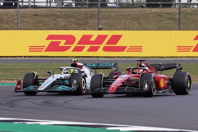 Lewis Hamilton gegen Charles Leclerc in Silverstone