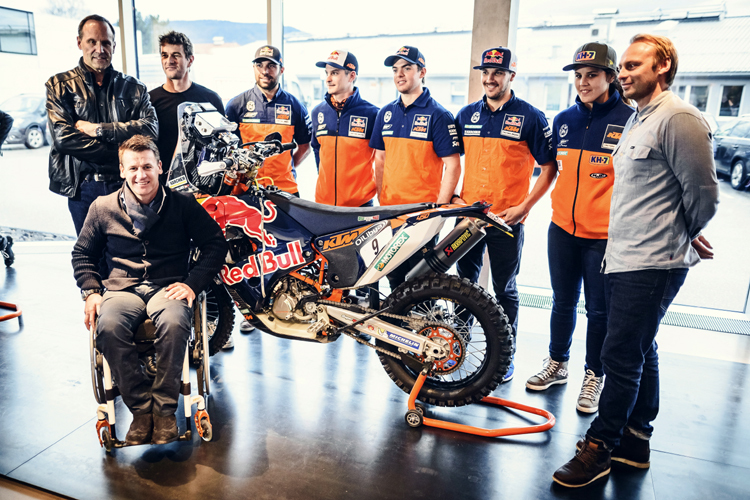 Das KTM Rally Factory Racing Team für die Dakar 2016