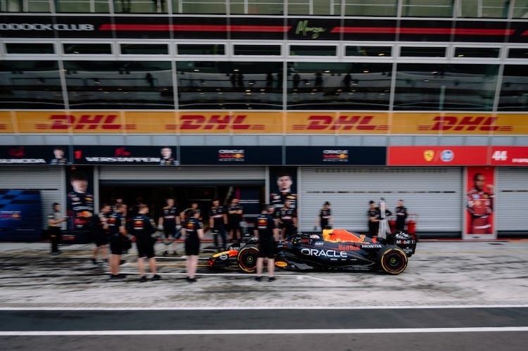 Max Verstappen beim Reifentest in Monza