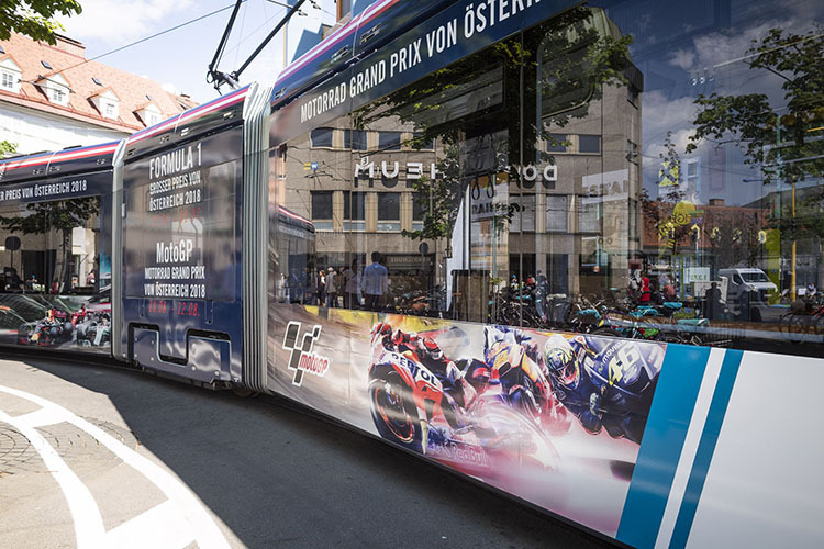 Die MotoGP-Straßenbahn in Graz