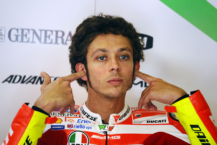 Valentino Rossi will trotz gleichen Geburtsdatums davon nichts hren ...