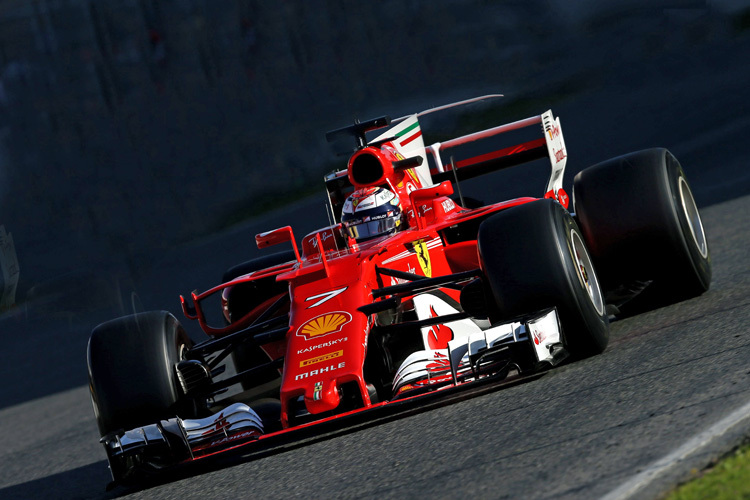 Kimi Räikkönen drehte die schnellste Runde in Barcelona