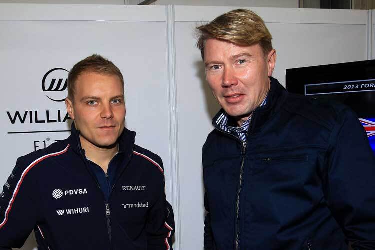 Valtteri Bottas mit seinem Mentor Mika Häkkinen