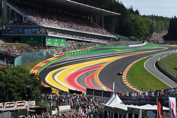 Die Formel 1 fährt am Wochenende in Belgien
