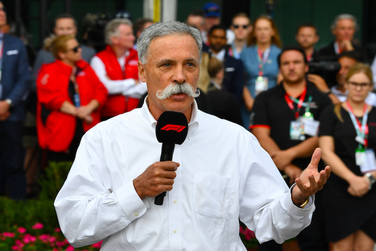 Formel-1-CEO Chase Carey in Melbourne 2020