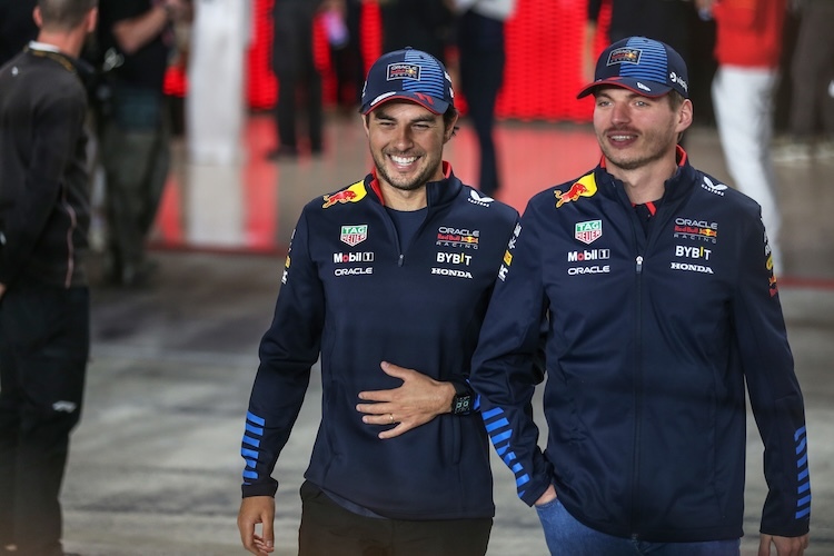 Pérez und Verstappen