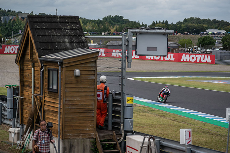 Stefan Bradl auf der LCR-Honda in Japan: Die RC213V ist auf dieser Strecke nicht so konkurrenzfähig wie in Indien