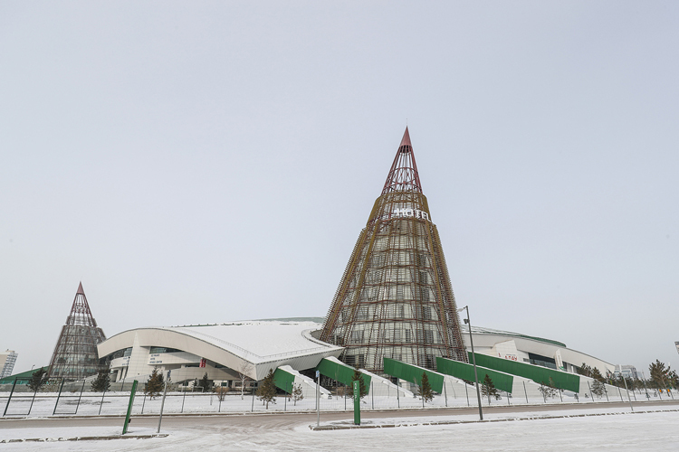 Der Alau-Eispalast in Astana