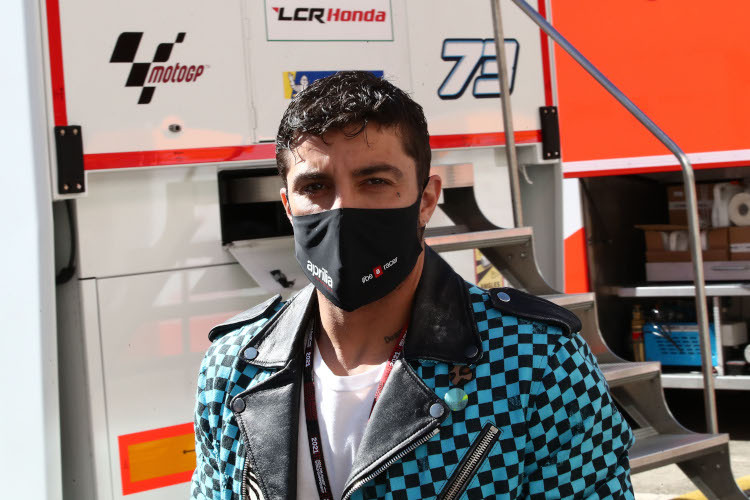 Andrea Iannone als Gast im MotoGP-Paddock