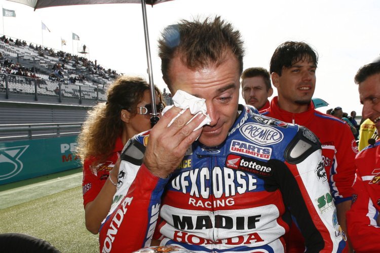 Ein Abschied mit Tränen: Magny-Cours 2006 war das letzte Rennen von Frankie Chili
