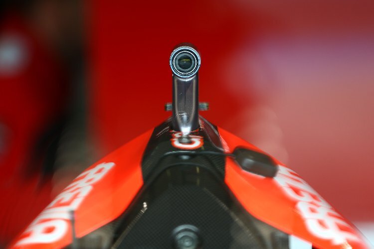 Die Höcker-Kamera an der Ducati von Alvaro Bautista
