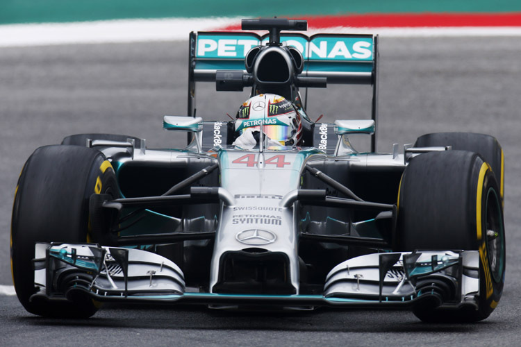 Silberpfeil-Pilot Lewis Hamilton: «Ich glaube nicht, dass die Pole-Position auf dieser Strecke so wichtig ist»