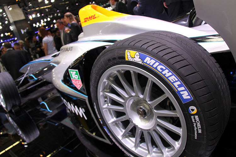 Michelin fährt in der Formel E mit Niederquerschnittreifen