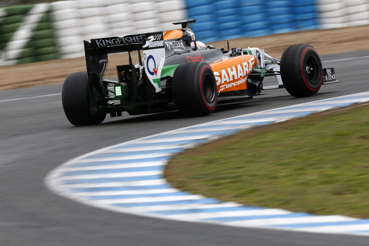 Solide Leistung von Testfahrer Daniel Juncadella im Force India