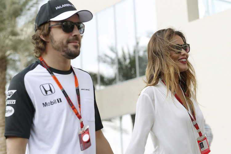 Fernando Alonso und Freundin Lara Alvarez