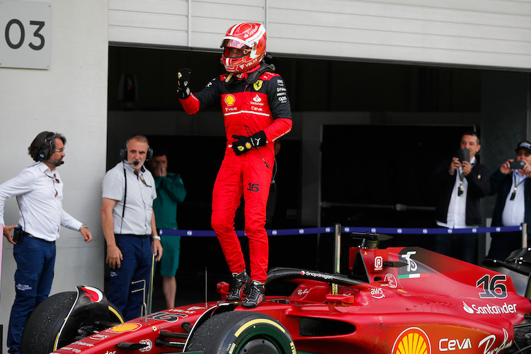 Leclerc (Ferrari): “La sua vittoria è un capolavoro” / Formula 1