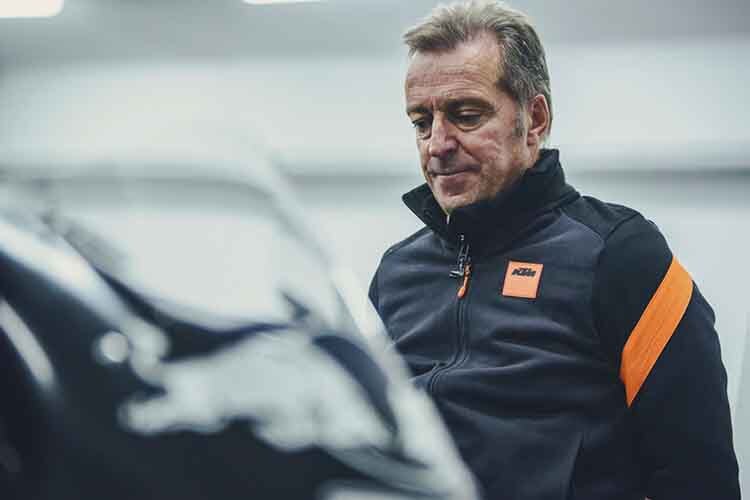 Hervé Poncharal: Erstmals in KTM-Bekleidung
