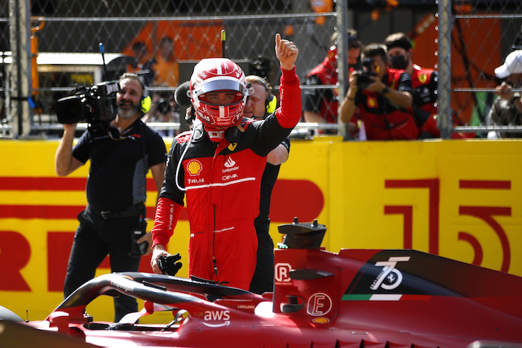 Charles Leclerc erntet ein dickes Lob von Ferrari-Sportchef Laurent Mekies