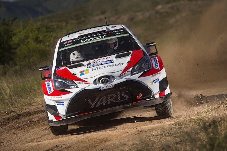 Juho Hänninen fuhr im Toyota Yaris WRC «unter ferner liefen»