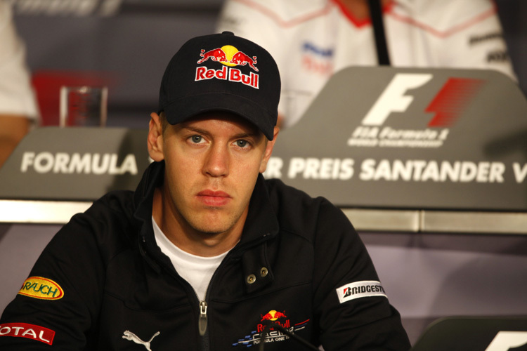 Sebastian Vettel ist von Startreihe 2 wenig berauscht