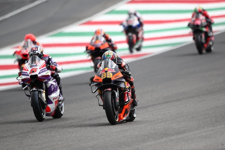 2023 stellte Brad Binder im Sprint in Mugello mit der RC16 den Geschwindigkeitsrekord in der MotoGP auf