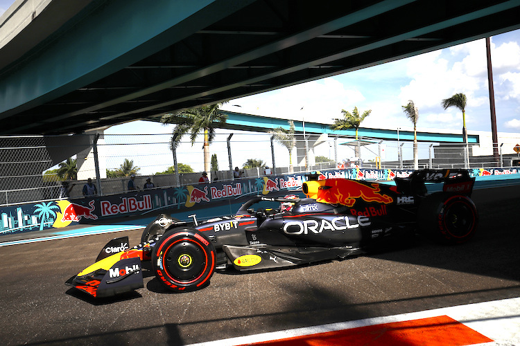 Max Verstappen kam im Miami-Qualifying nicht über den dritten Platz hinaus