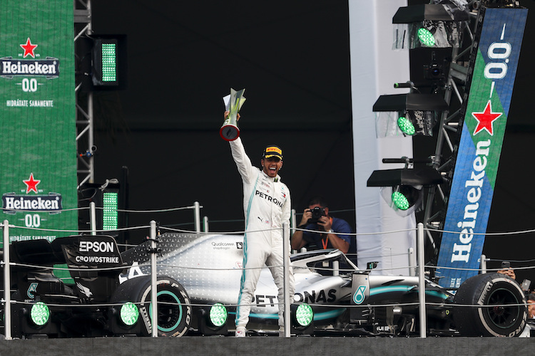 Lewis Hamilton gewann 2019 in Mexiko