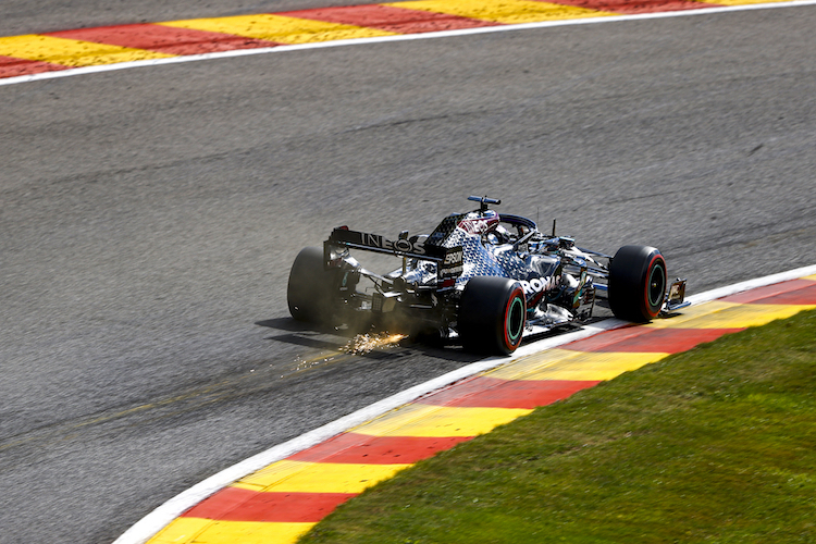 Lewis Hamilton eroberte auf dem Circuit de Spa-Francorchamps die Pole