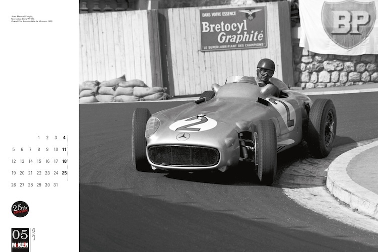 Der grosse Juan Manuel Fangio 1955 in Monaco