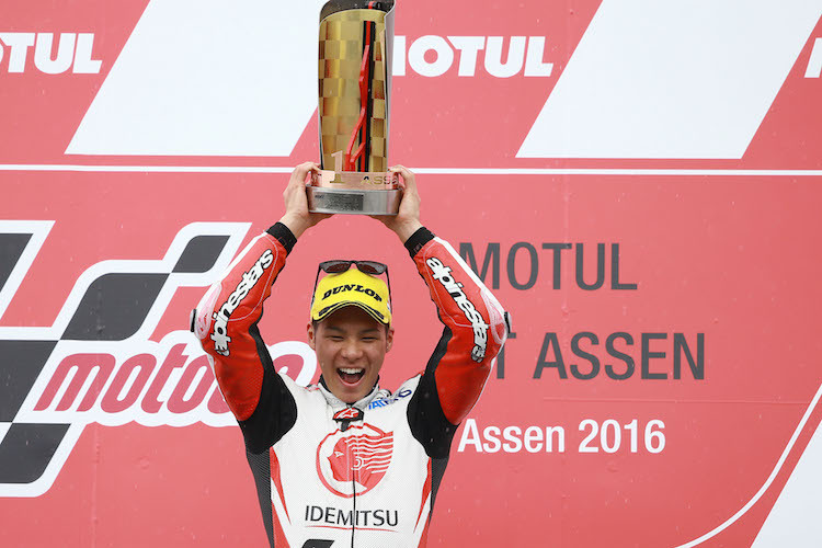 Takaaki Nakagami gewinnt das Moto2-Rennen