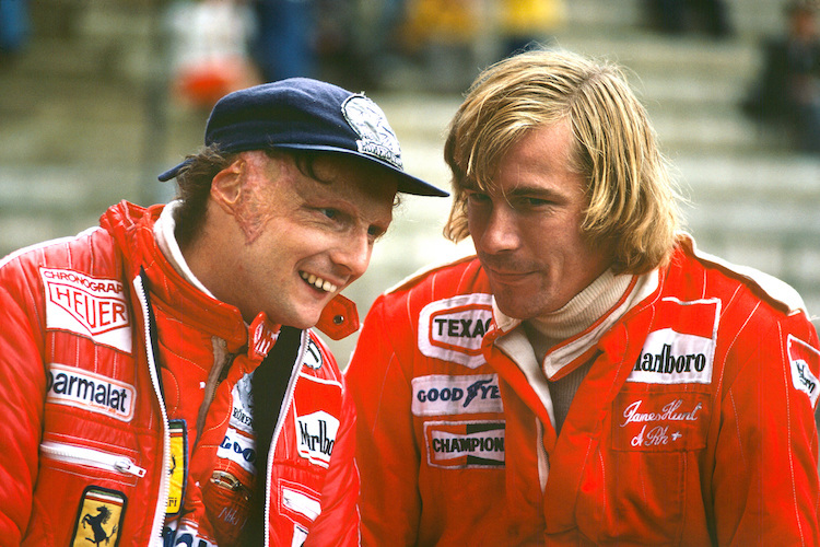 Rivalen, aber Freunde: Niki Lauda und James Hunt