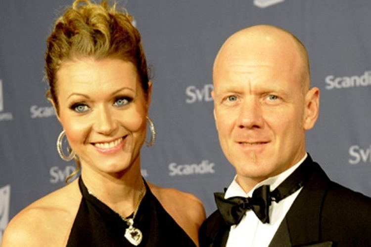 Tony Rickardsson mit Freundin Christina Samuelsson