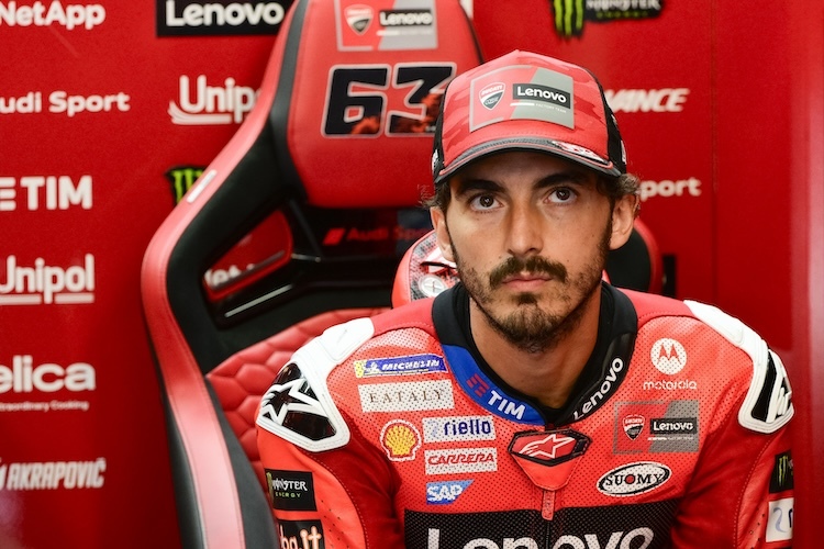 Pecco Bagnaia in Barcelona