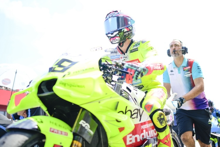 Fabio Di Giannantonio war schnell genug für das Podium