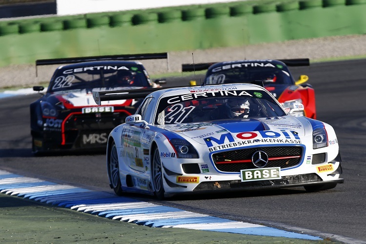 Siegerwagen der Saison 2015 im ADAC GT Masters: Der Mercedes SLS AMG GT3 von Sebastian Asch und Luca Ludwig