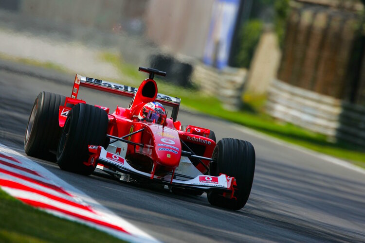 Rubens Barrichello in Monza 2004