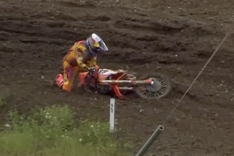 Jeffrey Herlings stürzte
