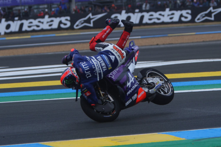 Ein Sturz in der Zielkurve sorgte für das Aus im Grand Prix