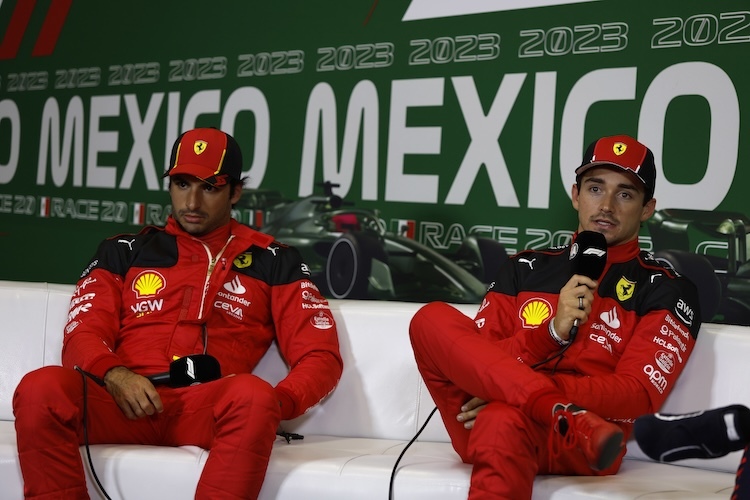 Carlos Sainz und Charles Leclerc sicherten sich ihre Startplätze mit der ersten Q3-Runde
