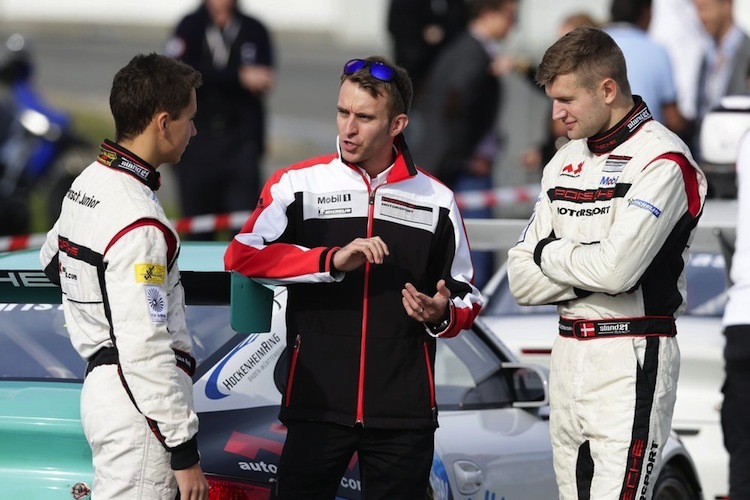 Bachler, Porsche-Werksfahrer Timo Bernhard, Christensen