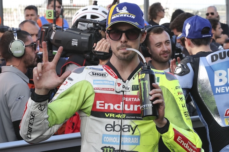 Startete von Platz 3 und wurde Dritter: Fabio Di Giannantonio