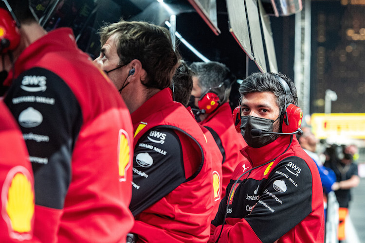 Ferrari-Stratege Ravin Jain sagt über Silverstone: «Die Fahrer können ihre Autos am Limit bewegen»
