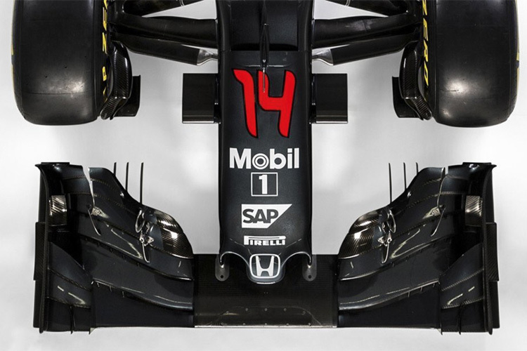Die Nase des neuen McLaren