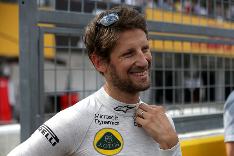 Viel Spass mit Lotus: Romain Grosjean wird der Abschied nicht leicht fallen