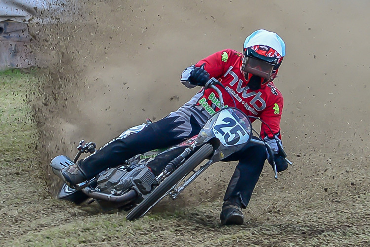 Jens Buchberger von den Motorradfreunden Niederelbe in Hechthausen