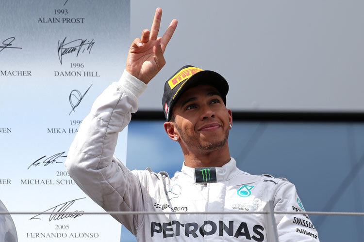 Für Lewis Hamilton war Platz 2 fast wie ein Sieg